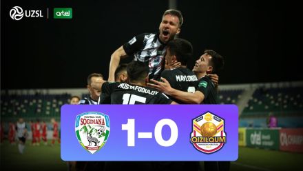 Superliga, 5-tur. So‘g‘diyona — Qizilqum 1:0