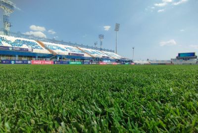Bahrom Vafoyev stadioni projektorlari talab darajasiga yetkazildi 