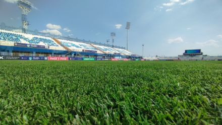 Bahrom Vafoyev stadioni projektorlari talab darajasiga yetkazildi 