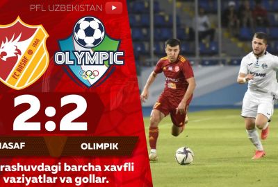 Coca-Cola Superliga, 13-tur: “Nasaf” – “Olimpik” 2:2