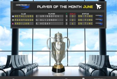 Nominees for the Goal of the months are presented by Centrum Air 