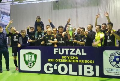 Футзал: АГМК второй раз подряд стала обладателем Кубка Узбекистана