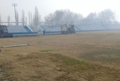 На домашнем стадионе клуба «Коканд-1912» начались работы