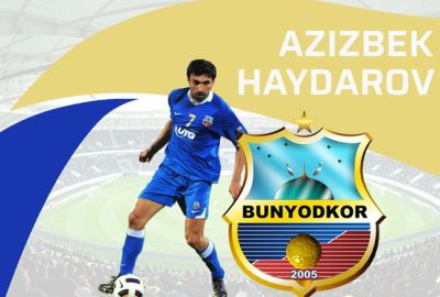 Azizbek Haydarov "Bunyodkor" futbolchisiga aylandi 